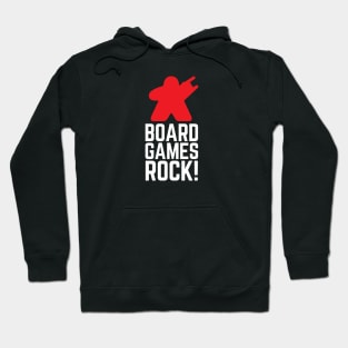 Board Games Rock Meeple Hoodie